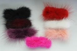 Mryenc Clip De Cheveux Luxe Faux Fur Dog