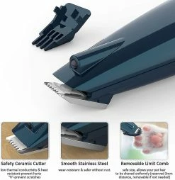 Mryenc Tondeuses Pour Chiens Professional Heavy Duty Dog Grooming Clipper Low Noise 5 Mryenc Tondeuses Pour Chiens Professional Heavy Duty Dog Grooming Clipper Low Noise -Pet Soin 597430645 max