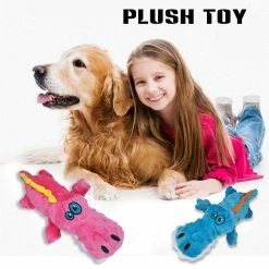 Unbranded Creative Squeaky Dog Peluche Jouet Résistant à La Morsure Chiot Mâcher Fournitures De Soulagement De L’anxiété -Pet Soin 599983659 max