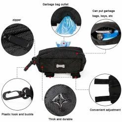 Unbranded Dog Fanny Pack Treat Pouch Pour La Formation De Promenade De Chien Distributeur De Sac De Caca Intégré -Pet Soin 599990121 max