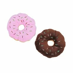Unbranded 13cm S Tly Pet Chew Coton Donut Play Dog Toys Lovely Pet Dog Puppy Cat Tugging Chew Squeaker Quack Sound Toy Chew Donut Toy -Pet Soin 603498231 max