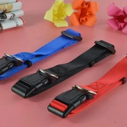 Unbranded Pet Soft Réglable Solid Color Nylon Puppy / Dog Collier Pour Correspondre à La Laisse Et Au Harnais -Pet Soin 604440536 max