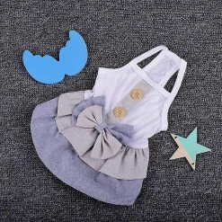 Unbranded Dresses For Small & Medium Dog Spring Summer British Style Clothes Summer P 5 Unbranded Dresses For Small & Medium Dog Spring Summer British Style Clothes Summer P -Pet Soin 609741038 max