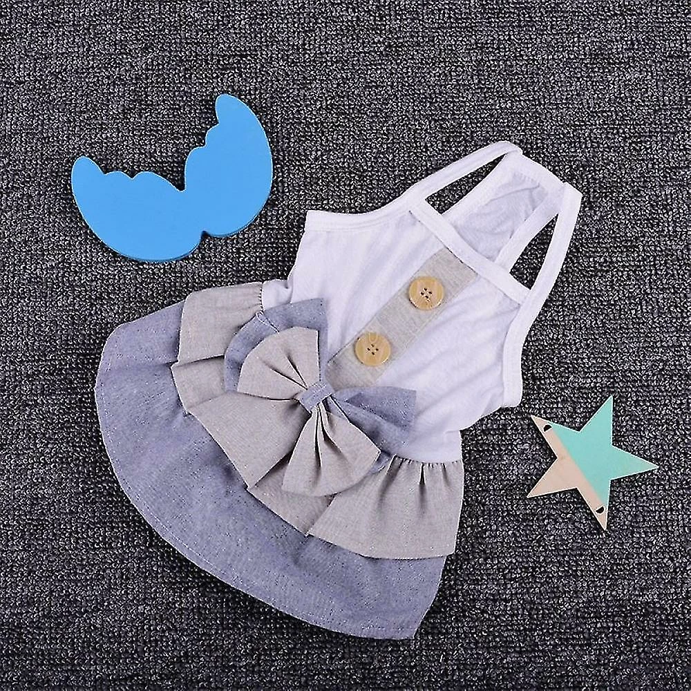 Unbranded Dresses For Small & Medium Dog Spring Summer British Style Clothes Summer P 2 Unbranded Dresses For Small & Medium Dog Spring Summer British Style Clothes Summer P – Image 2