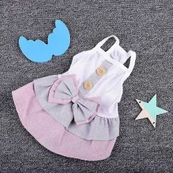 Unbranded Dresses For Small & Medium Dog Spring Summer British Style Clothes Summer P 6 Unbranded Dresses For Small & Medium Dog Spring Summer British Style Clothes Summer P -Pet Soin 609741505 max