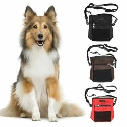 Unbranded Multi-function Portable Dog Treat Bag Reflective Pet Outdoor Training Aid B -Pet Soin 609742796 max