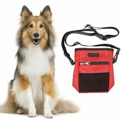 Unbranded Multi-function Portable Dog Treat Bag Reflective Pet Outdoor Training Aid B -Pet Soin 609742954 max