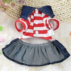 Unbranded Denim Dog Dress Striped Dog Bib Winter Autumn Cowboy Clothes For Pet Dog Re 8 Unbranded Denim Dog Dress Striped Dog Bib Winter Autumn Cowboy Clothes For Pet Dog Re -Pet Soin 609743091 max