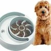 Unbranded Shxx Pet Slow Food Bowl Large Anti-slip Cat Choke Prevention Slow Food Bowl Pet Slow Food Dog Rice Pot Feederblue H922-103