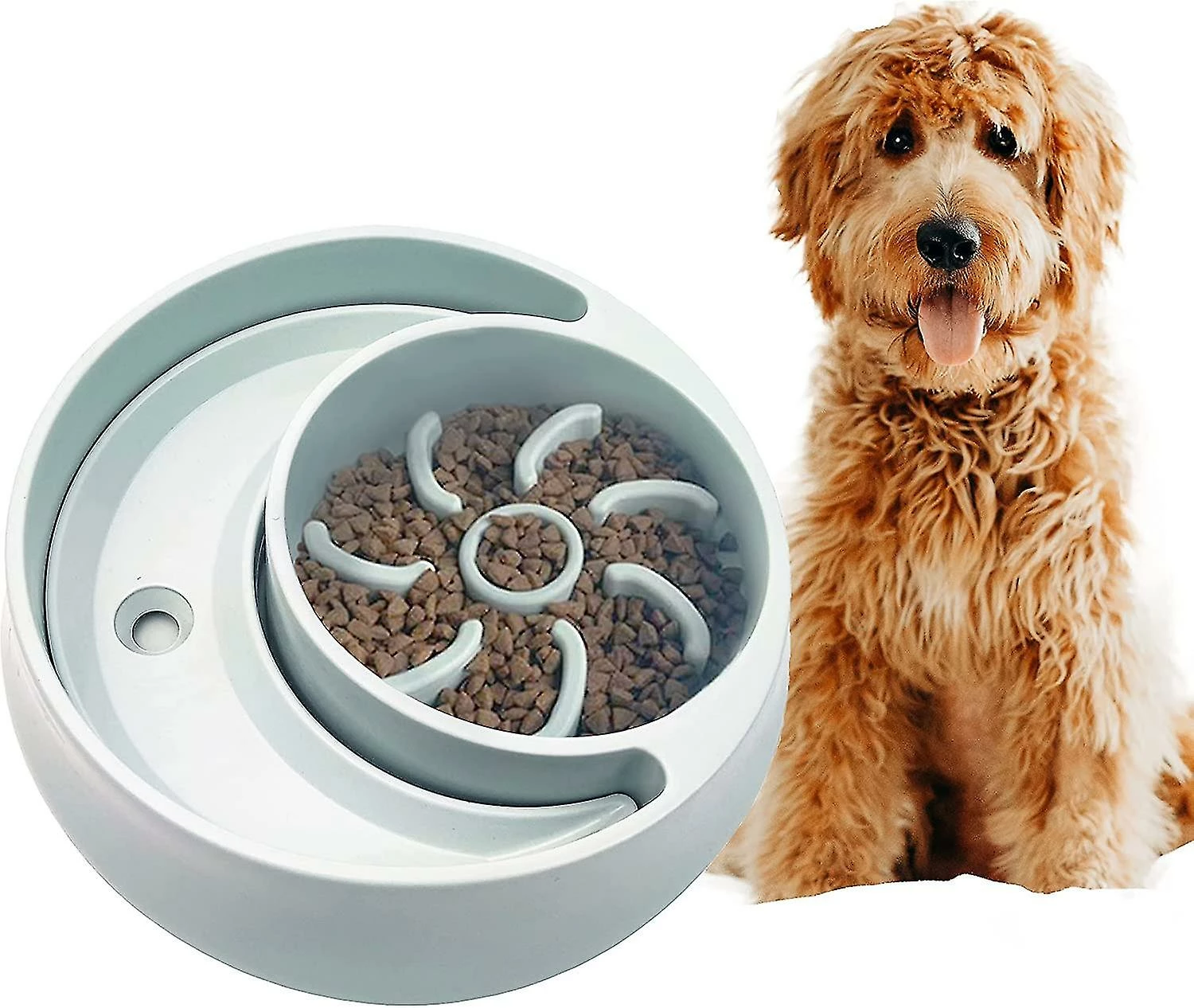 Unbranded Shxx Pet Slow Food Bowl Large Anti-slip Cat Choke Prevention Slow Food Bowl Pet Slow Food Dog Rice Pot Feederblue H922-103 2 Unbranded Shxx Pet Slow Food Bowl Large Anti-slip Cat Choke Prevention Slow Food Bowl Pet Slow Food Dog Rice Pot Feederblue H922-103 – Image 2