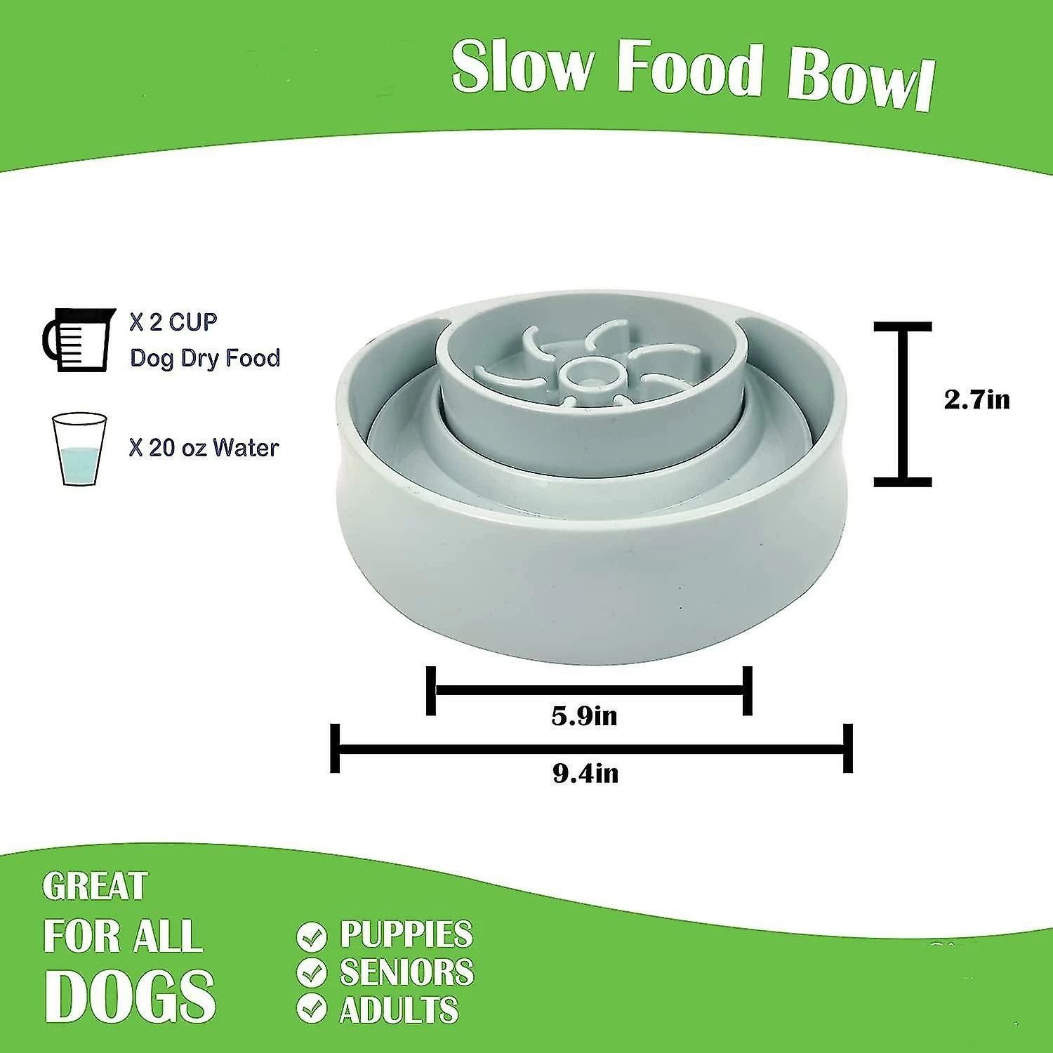 Unbranded Shxx Pet Slow Food Bowl Large Anti-slip Cat Choke Prevention Slow Food Bowl Pet Slow Food Dog Rice Pot Feederblue H922-103 4 Unbranded Shxx Pet Slow Food Bowl Large Anti-slip Cat Choke Prevention Slow Food Bowl Pet Slow Food Dog Rice Pot Feederblue H922-103 – Image 4