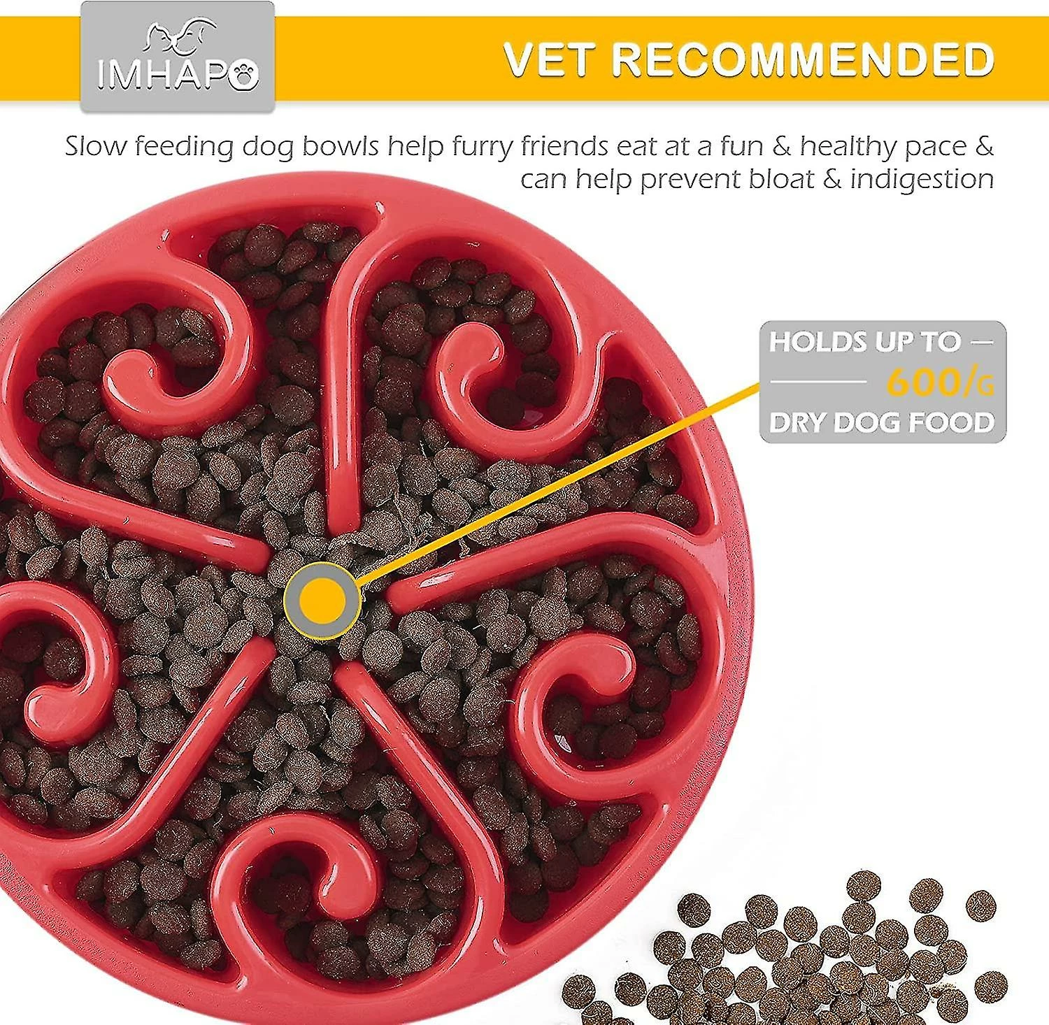 Unbranded Shxx Slow Feeder Dog Bowl, Pet Slow Feeding Plate, Maze Interactive Dog Puzzle, Fun Feeder Expansion Stop Slow Bowl, Non Toxique Et Anti-suffocation, 3 Unbranded Shxx Slow Feeder Dog Bowl, Pet Slow Feeding Plate, Maze Interactive Dog Puzzle, Fun Feeder Expansion Stop Slow Bowl, Non Toxique Et Anti-suffocation, – Image 3