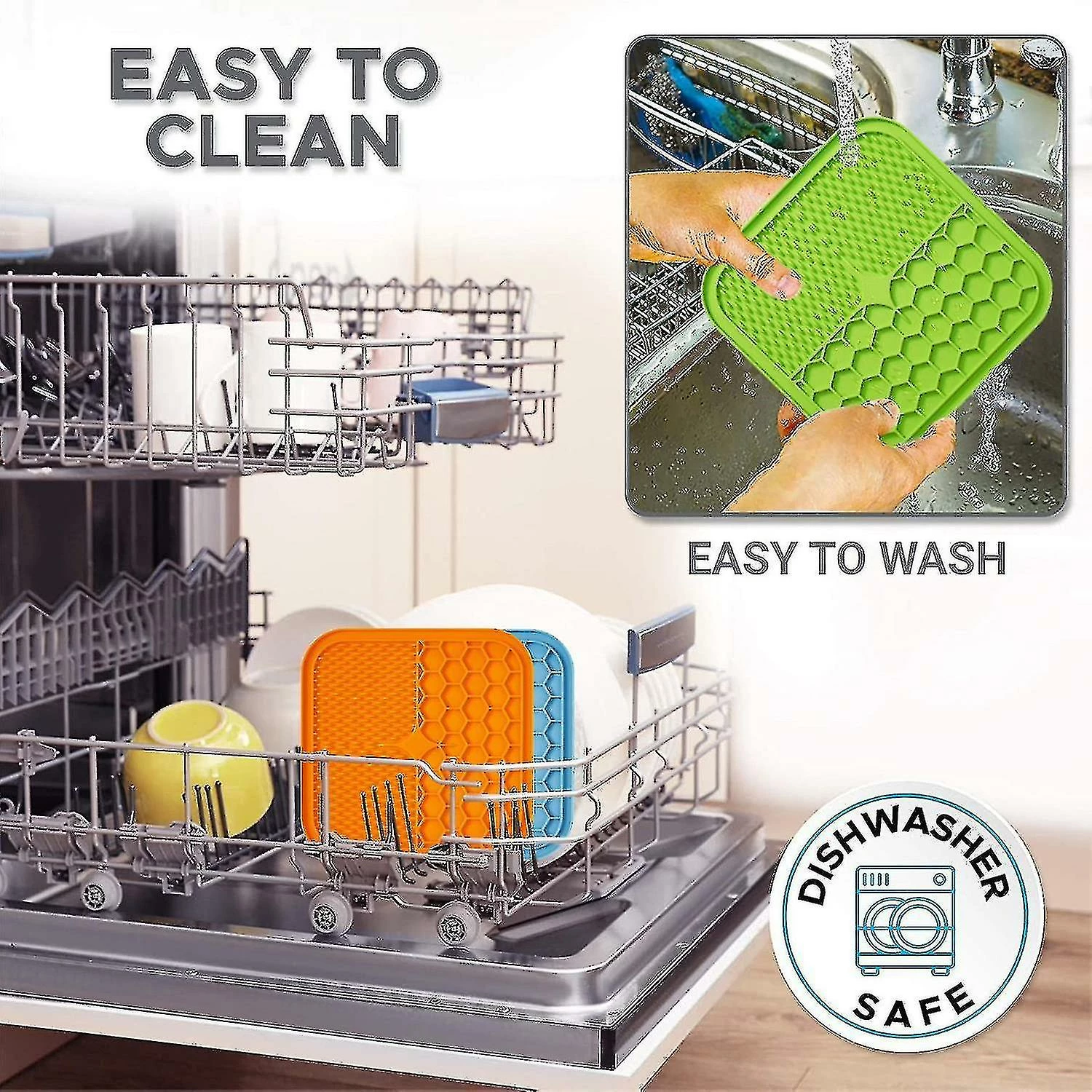 Unbranded Bol Pour Animaux De Compagnie, Feeder Drinker Dog Licking Pad Slow Feeder Dog Bowl, 1 Pièce, Orange Zinuo Boutique 3 Unbranded Bol Pour Animaux De Compagnie, Feeder Drinker Dog Licking Pad Slow Feeder Dog Bowl, 1 Pièce, Orange Zinuo Boutique – Image 3