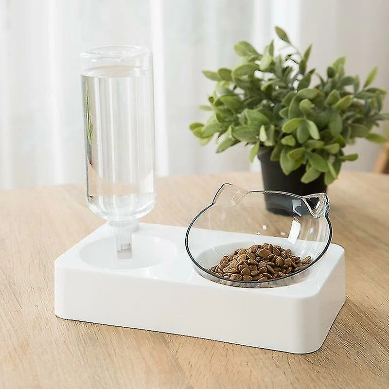 Unbranded Pet Bowl Automatic Feeder Dog Cat Food Bowl Avec Distributeur D’eau Double Dog Drinking Bottle Cat 2 Unbranded Pet Bowl Automatic Feeder Dog Cat Food Bowl Avec Distributeur D’eau Double Dog Drinking Bottle Cat – Image 2