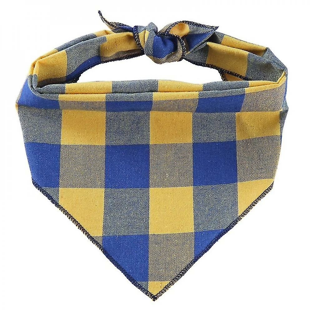 Unbranded Pet Dog Bandanas Washable Adjustable Bibs Scarf Double-cotton Plaid Printin 1 Unbranded Pet Dog Bandanas Washable Adjustable Bibs Scarf Double-cotton Plaid Printin