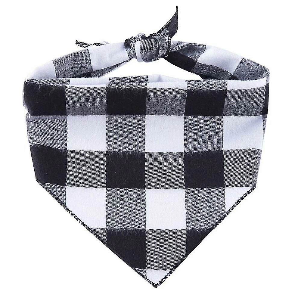 Unbranded Pet Dog Bandanas Washable Adjustable Bibs Scarf Double-cotton Plaid Printin 3 Unbranded Pet Dog Bandanas Washable Adjustable Bibs Scarf Double-cotton Plaid Printin – Image 3