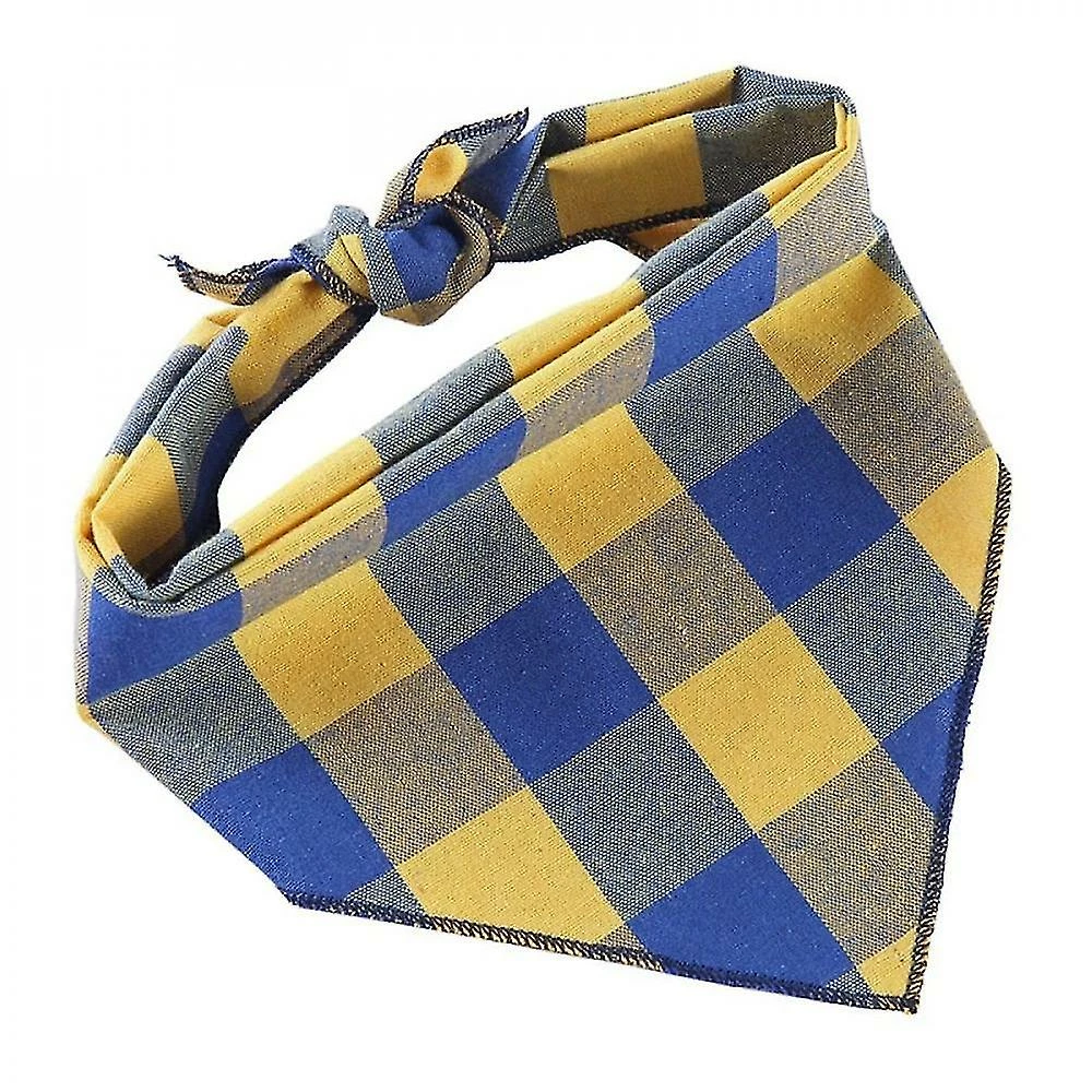 Unbranded Pet Dog Bandanas Washable Adjustable Bibs Scarf Double-cotton Plaid Printin 5 Unbranded Pet Dog Bandanas Washable Adjustable Bibs Scarf Double-cotton Plaid Printin – Image 5