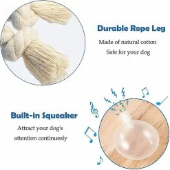 Liangnv Coton Squeaky Dog Toy Dog Teeth Brushing Chew Toy For Puppy Large Dog Gift -Pet Soin 612244764 max
