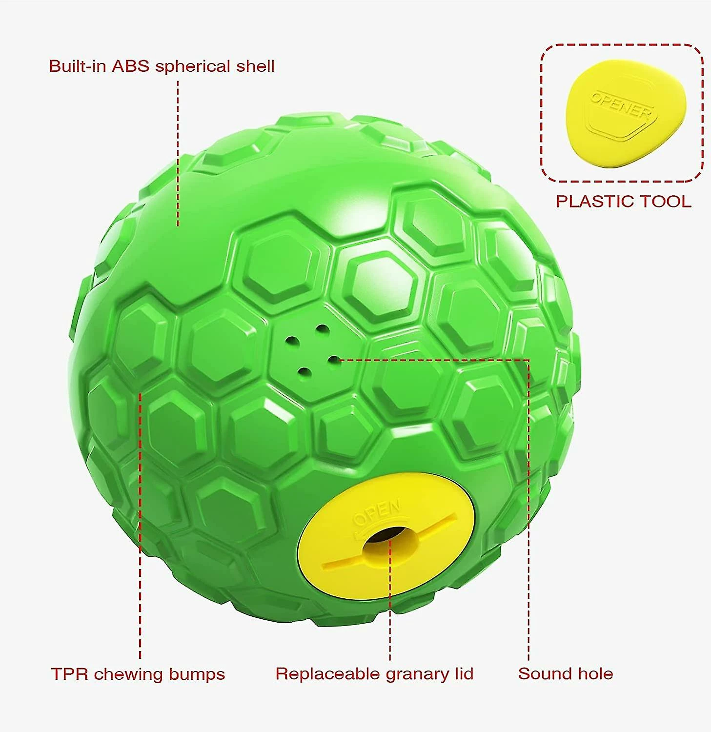 Liangnv Jouet Alimentaire Interactif Pour Chien Et Chats. Distributeur De Nourriture Pour Animaux De Compagnie Tumbler Dog Treat Toy 4 Liangnv Jouet Alimentaire Interactif Pour Chien Et Chats. Distributeur De Nourriture Pour Animaux De Compagnie Tumbler Dog Treat Toy – Image 4