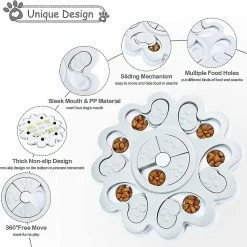 Liangnv Puzzle Feeder Toy, Slow Dog Puzzle Feeder Toy, Intelligence Dog Game, Interaction éducative -Pet Soin 612245939 max