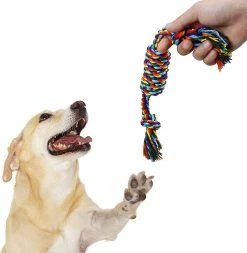 Heytea 4 Pcscotton Dog Ropes Set, Jouet Interactif De Corde De Chien, Jouet De Corde De Chiot Pour Mâcher Cadeau 9 Heytea 4 Pcscotton Dog Ropes Set, Jouet Interactif De Corde De Chien, Jouet De Corde De Chiot Pour Mâcher Cadeau -Pet Soin 612287330 max