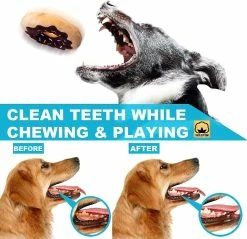 Heytea Donut Peluche Toy Squeaky Chew Toy Dog Toy Set Pour Petit Et Moyen Puppy Dogs Pets Interact Gift -Pet Soin 612288731 max