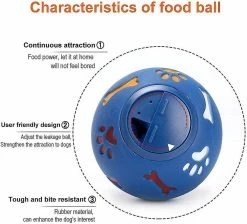 Heytea Dog Food Ball Dog Toy Intelligence Dog Food Puppy Toy Puppy Treat Distributeur Cadeau -Pet Soin 612289368 max