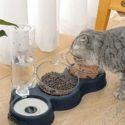 Unbranded Anti Renversement Chien De Compagnie Chat Double Bol Étanche à L’humidité Bouche Alimentation Automatique Feeder|dog -Pet Soin 615125501 max