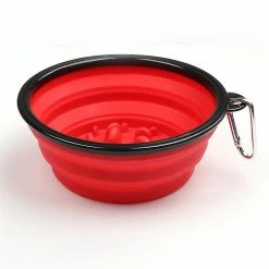 Unbranded Nouveau Pet Slow Food Bowl Dog Folding Bowl Outdoor Portable Anti-choking Dog Cat Water And Food Dual Purpose Basin -Pet Soin 615130191 max