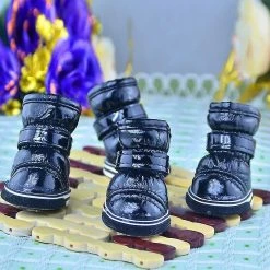 Unbranded 4pcs / Set Hiver Pet Dog Chaussures Warm Snow Boots Imperméable Petits Chiens Chaussures Pour Chihuahua 6 Unbranded 4pcs / Set Hiver Pet Dog Chaussures Warm Snow Boots Imperméable Petits Chiens Chaussures Pour Chihuahua -Pet Soin 617762509 max