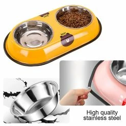 Dddd Bol Pour Chien Double Dog Cat Bowl Premium Bol En Acier Inoxydable Bol D’eau Et De Nourriture élevé 8 Dddd Bol Pour Chien Double Dog Cat Bowl Premium Bol En Acier Inoxydable Bol D’eau Et De Nourriture élevé -Pet Soin 618735648 max