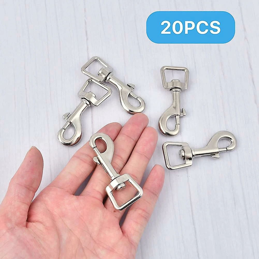 Unbranded 20pc Snap Hooks Pour Dog Leash Collar Linking, Heavy Duty Swivel Fermoir Eye Buckle Trigger Clip Pour P 4 Unbranded 20pc Snap Hooks Pour Dog Leash Collar Linking, Heavy Duty Swivel Fermoir Eye Buckle Trigger Clip Pour P – Image 4