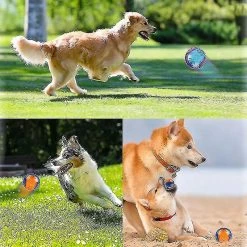 Unbranded Hoopet Ball Sound Squeaky Chew-toy Rubber Puppy Pet-dog Play Drôle De Petit Grand Chien Naturel -Pet Soin 620996103 max