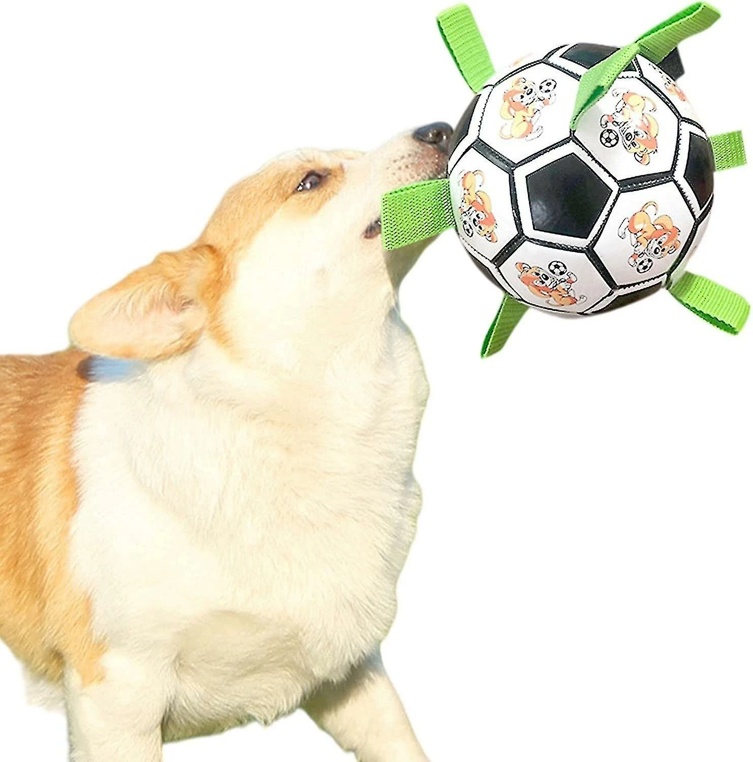 Unbranded Balle De Football De Chien Interactif, Durable Interactive Pet Football 1pc Jouets Interactifs Améliorés Pour Chien Tug Of War Dog Toy Chuck It Balls, Clean Boun 1 Unbranded Balle De Football De Chien Interactif, Durable Interactive Pet Football 1pc Jouets Interactifs Améliorés Pour Chien Tug Of War Dog Toy Chuck It Balls, Clean Boun