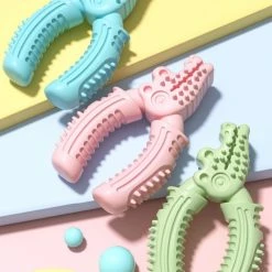 Unbranded Pet Molar Stick Pinces Shape Dog Chew Toy Puppy Teether Toy Teeth Cleaning -Pet Soin 621049512 max