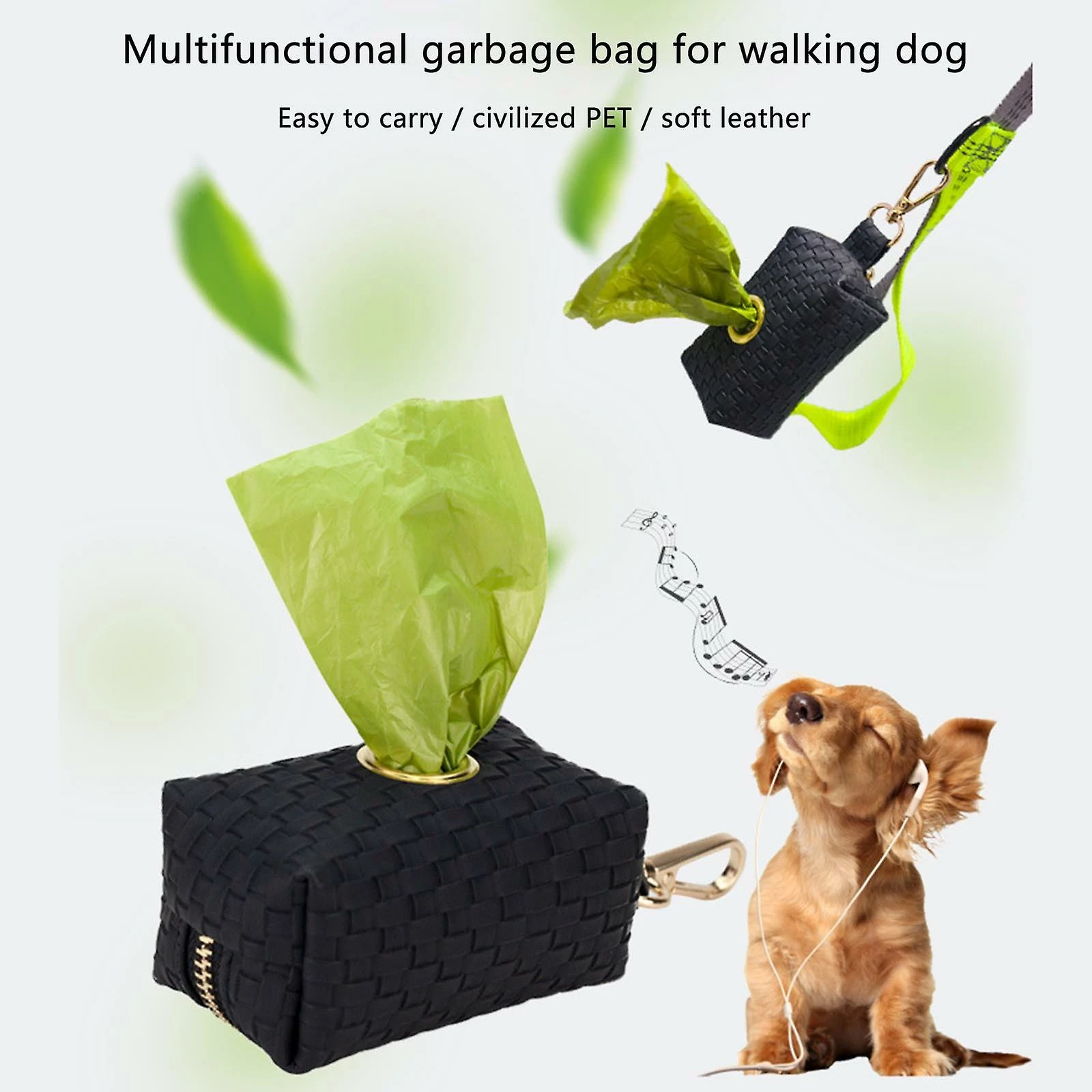 Unbranded Dog Poop Bag Holder Purse Waste Bag Dispenser Attaches à Leash For Walking 4 Unbranded Dog Poop Bag Holder Purse Waste Bag Dispenser Attaches à Leash For Walking – Image 4
