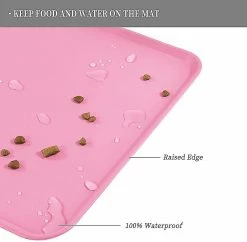 Unbranded Silicone Dog Cat Bowl Mat Anti-stick Food Pad Coussin D’eau Imperméable à L’eau (61 X 41 -Pet Soin 625029868 max