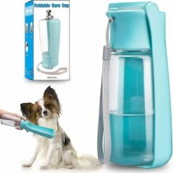 Unbranded Bouteille D’eau étanche Pour Chien à Refoulement 550ml Dog Cat Travel Water Bowl Outdoor Gift -Pet Soin 625030240 max