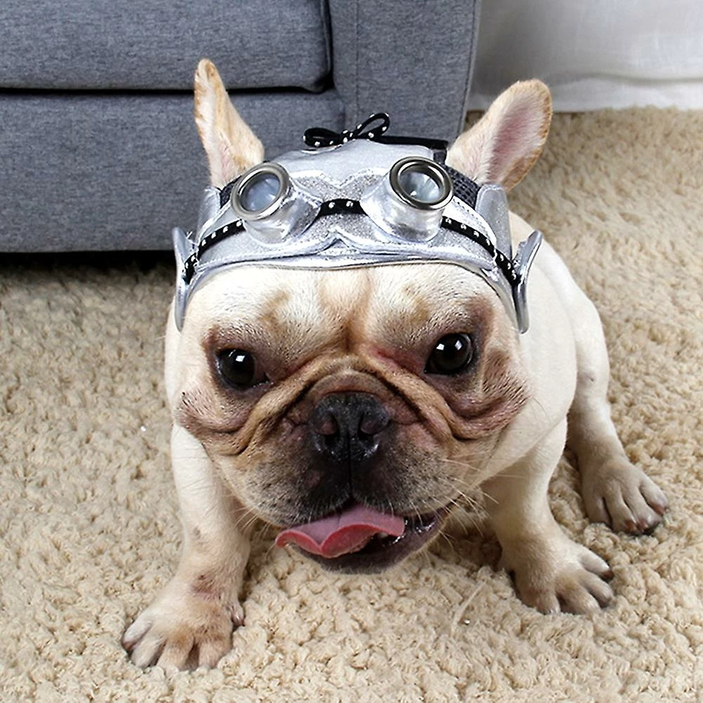 Unbranded Dog Puppy Retro Pilot Black Cap Avec Trous D’oreille Chapeau Réglable Pet Party Supplies Qinhai 2 Unbranded Dog Puppy Retro Pilot Black Cap Avec Trous D’oreille Chapeau Réglable Pet Party Supplies Qinhai – Image 2