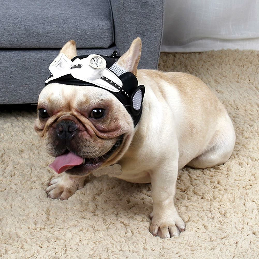 Unbranded Dog Puppy Retro Pilot Black Cap Avec Trous D’oreille Chapeau Réglable Pet Party Supplies Qinhai 4 Unbranded Dog Puppy Retro Pilot Black Cap Avec Trous D’oreille Chapeau Réglable Pet Party Supplies Qinhai – Image 4