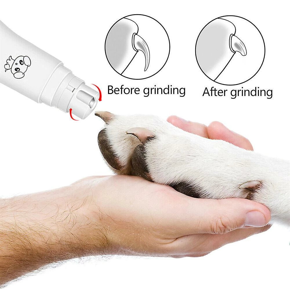 Unbranded Pet Dog Cat Electric Toe Nail File Grinder Grooming Trimmer Tool Usb Rechargeable 2 Unbranded Pet Dog Cat Electric Toe Nail File Grinder Grooming Trimmer Tool Usb Rechargeable – Image 2