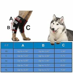 Unbranded Mimigo Dog Rear Leg Brace Version Longue Jarret Canin Enveloppe Avec Sangles Réfléchissantes De Sécurité Pour La Protection Contre Les Blessures Et Les Entorses, La Cicatrisation Des Plaies Et La Perte De Sta -Pet Soin 636906550 max