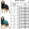 Unbranded Puppy Pets Dog Clothes Towelling Séchage Peignoir De Bain Manteau Vêtements De Nuit Vêtements Plus Chauds