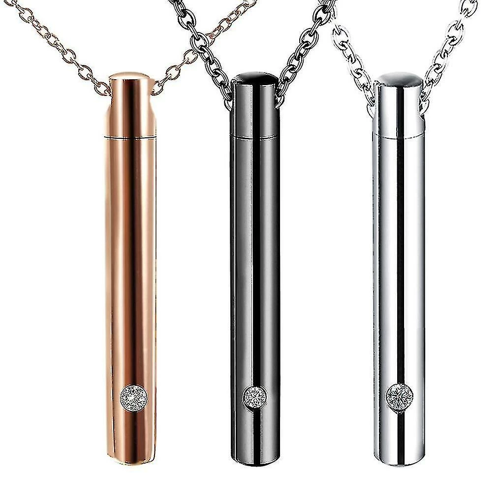 Unbranded Cylindre Pet Cremation Urns Collier Acier Inoxydable Cat Dog Ash Memorial Container Holder 2 Unbranded Cylindre Pet Cremation Urns Collier Acier Inoxydable Cat Dog Ash Memorial Container Holder – Image 2