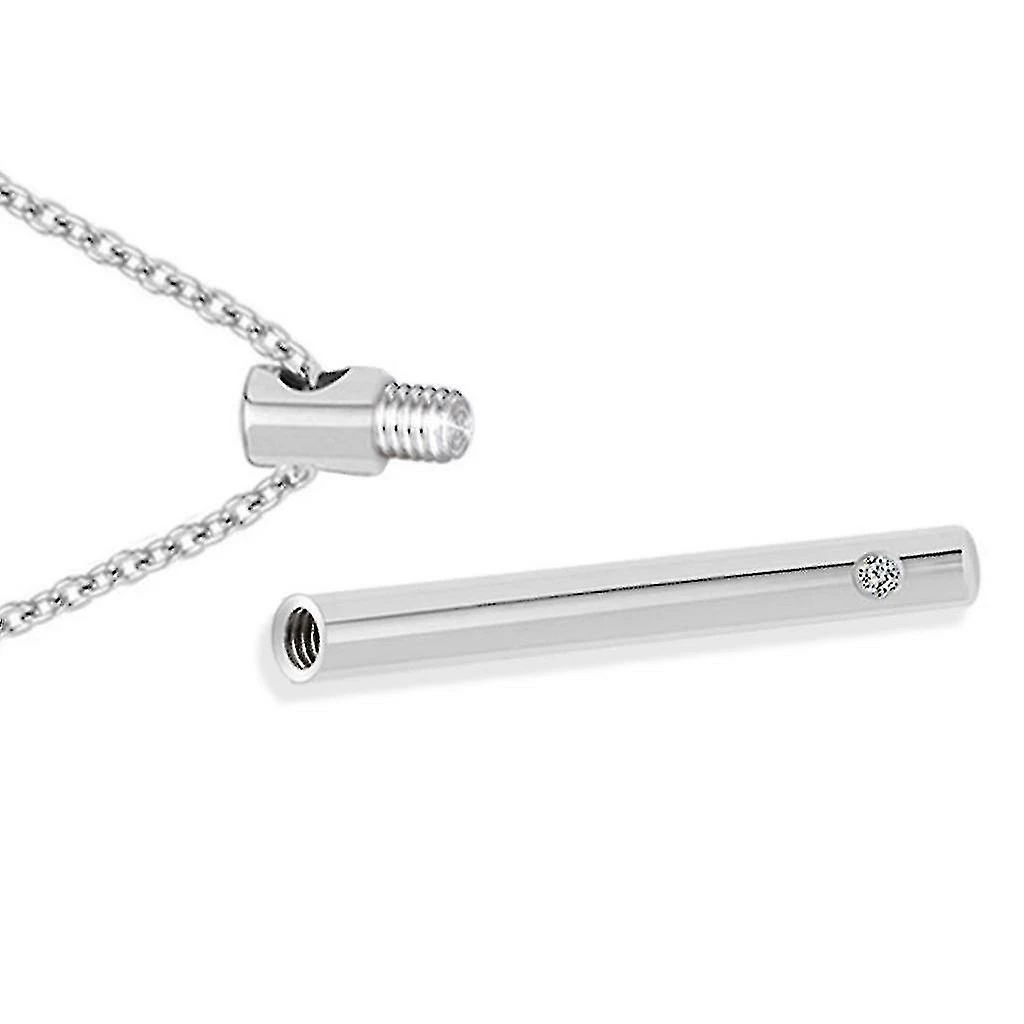 Unbranded Cylindre Pet Cremation Urns Collier Acier Inoxydable Cat Dog Ash Memorial Container Holder 3 Unbranded Cylindre Pet Cremation Urns Collier Acier Inoxydable Cat Dog Ash Memorial Container Holder – Image 3