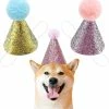 Unbranded Pet Birthday Hat Kitten Christmas Hat Party Pet Hat Dog Hat - 2 Pièces