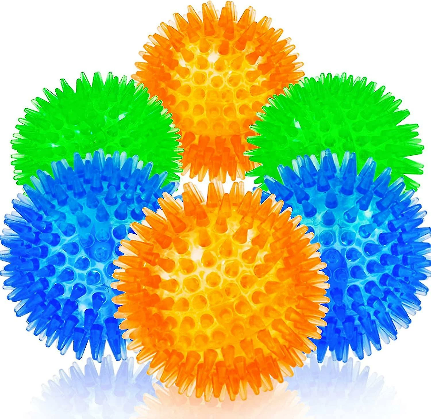 Unbranded Fetch Balls Compatible Avec Les Chiens Caoutchouc Couleurs Vives Tpr Puppy Toys Dog Toy Balls (Set De 6, Multi) 1 Unbranded Fetch Balls Compatible Avec Les Chiens Caoutchouc Couleurs Vives Tpr Puppy Toys Dog Toy Balls (Set De 6, Multi)