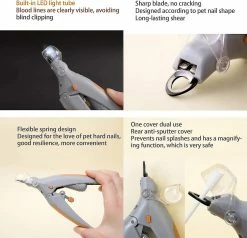 Unbranded Led Light Anti-blood Position Manucure Supplies Cat Dog Nail Clippers Pet Claw Ciseaux Animal Grooming Cleaning Tools 5 Unbranded Led Light Anti-blood Position Manucure Supplies Cat Dog Nail Clippers Pet Claw Ciseaux Animal Grooming Cleaning Tools -Pet Soin 642780770 max
