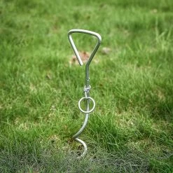 Unbranded Chrome Dog Stake - Accessoire Robuste - Pour Chiens -Pet Soin 642783876 max