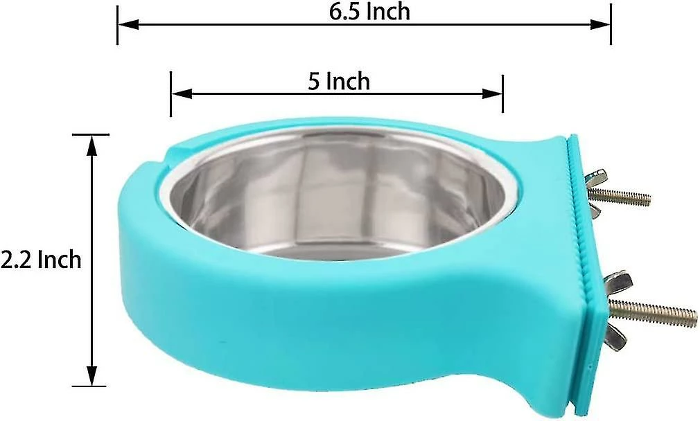 Unbranded Crate Dog Bowl, Amovible En Acier Inoxydable Dog Bowl Suspendu Pet Cage Bowl Coop Cup Grand Bol De Nourriture D’eau Pour Chiens Chats Lapins Taille Petit 2 Unbranded Crate Dog Bowl, Amovible En Acier Inoxydable Dog Bowl Suspendu Pet Cage Bowl Coop Cup Grand Bol De Nourriture D’eau Pour Chiens Chats Lapins Taille Petit – Image 2